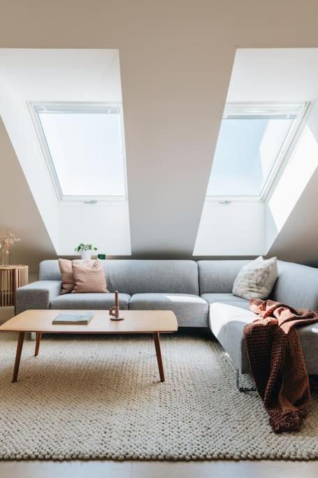 Apartament Beautiful Penthouse With An Ocean View In Bergen Zewnętrze zdjęcie