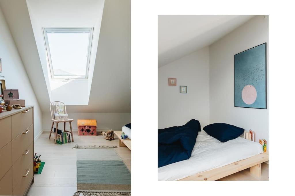 Apartament Beautiful Penthouse With An Ocean View In Bergen Zewnętrze zdjęcie